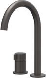 IVY Tribe Wastafelkraan - 2-Gats Bladmontage - Geborsteld RVS 316 Carbon Black PVD