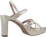 Tamaris Sandalen met hakken voor dames, wit, maat 36