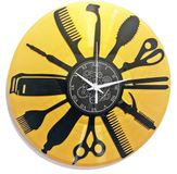 Instant Karma Clocks Instant Karma Klokken Wandklok Zwart en Goud B5