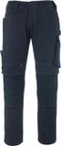 Mascot Pantalon avec poches genoux 12179-203 - bleu marine foncé/bleu de bleuet - C42