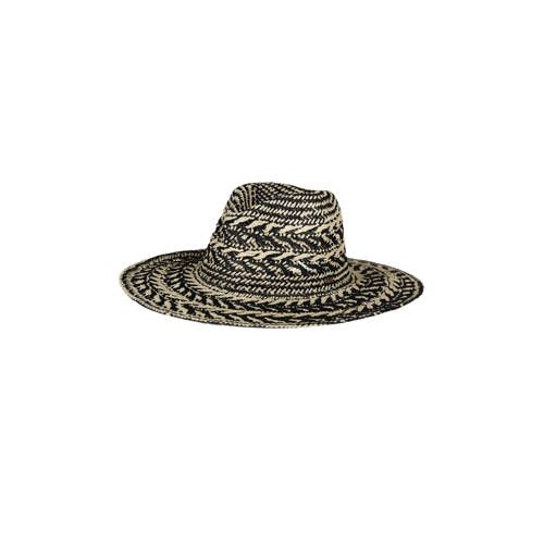 Barts zonnehoed Hibiscus zwart/naturel