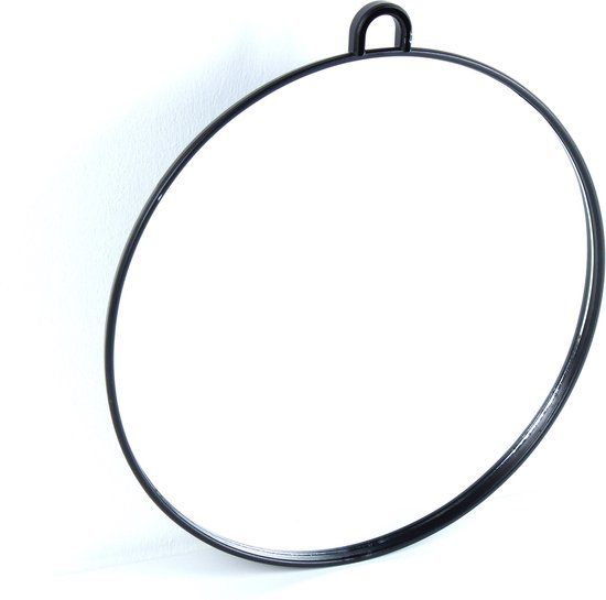 Sibel Luna Ronde Spiegel 28Cm Zwart Original - 5412058191787