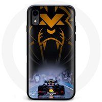 Maniacase Hoesje voor iPhone XS Formule 1 Zwart Sebastian Vettel