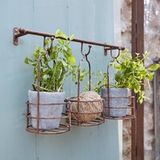 LOBERON Hemente Wandrek met plantenmanden