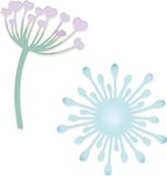 dpCraft Set van twee stansmallen "Dandelion
