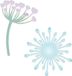 dpCraft Set van twee stansmallen "Dandelion