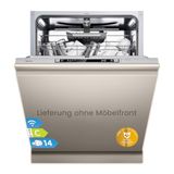 Midea SV 5.14K14C Vaatwasser, volledig geïntegreerd, 60 cm, 14 couverts, vaatwasserbestendig met wifi, 8 programma's, 44 dB, automatische deuropening, 0-24 uur startvertraging, inox