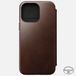 Nomad Étui portefeuille en cuir Horween pour iPhone 14 Pro Max - Marron