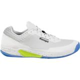 Kempa Wing 3.0 Handbalschoenen Mannen Maat 44.5 Wit/Limoengroen/Blauw