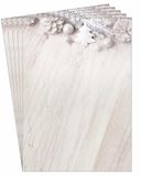 Sigel Kerst Designpapier 'Rustic White', A4, 90 g/m²