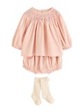 Next - Baby Girls - Smocked Woven Top, Shorts & Socks Baby Set, 2-Pack - Pink
