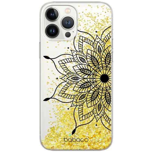 ERT GROUP Phone Case for Apple iPhone 6 PLUS/ 7 PLUS / 8 PLUS - Babaco Mandalas 004 - Glitter Effect