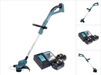 Makita DUR 193 RF2 accu-graskantensnijder 18 V 260 mm + 2x accu 3,0 Ah + oplader