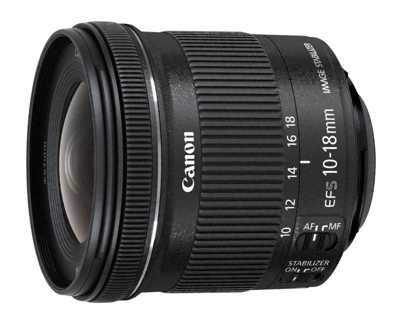 Canon EF-S 10-18mm f/4.5-5.6 IS STM + EW-73C + Lens Cloth