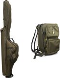 Faith Carp Tackle Faith Vistassen set - Hengel foudraal - Visrugtas - Groen - Carryall - 12ft Holdall - Deluxeset