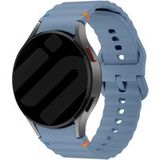 Strap-it Samsung Bracelet Wave Samsung Galaxy Watch 5 - 40 mm (gris/bleu)