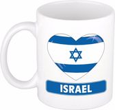 Bellatio Decorations Hartje Israel mok / beker 300 ml