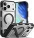 Ringke UX Magnetic - Hoesje Geschikt voor Apple iPhone 17 Pro Max - Compatibel met MagSafe - Rugged Back Cover met Standaard - Transparant