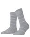 FALKE Stripe Uniform gedessineerd katoen sokken dames grijs - maat 39-42