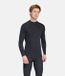 Thermowave Merino Warm Active thermoshirt lange mouw - Hommes - Black Melange - taille L