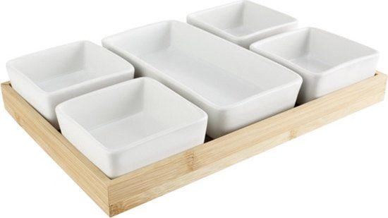 Cosy&Trendy Borrelplank met 5 Cups