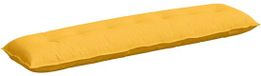 vidaXL Coussin de dossier Jaune clair 200 x 50 cm Velours côtelé