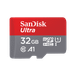 SanDisk Ultra - microSDHC - 32GB - Class 10 - 120 MB/s - incl. SD adapter