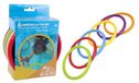 BLUE SKY - Set van 6 verzwaarde ringen - Duikspel - 048412 - Plastic - Zwemles - Onderdompeling - Speelgoed voor kinderen - Zwembadspel - Vanaf 6 jaar