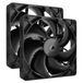 Corsair iCUE LINK RX140 PWM Ventilateur Kit de démarrage double - Noir