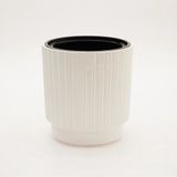 VITA bloempot Mika Cyli 40 wit