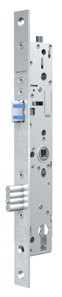 ASSA ABLOY N1613 Paniekdeurslot | DM35mm | PC92mm | voorplaat RVS 20x320mm rechthoekig | paniek E | enkele deur | bovenvergrendeling | DR 1+3/2+4