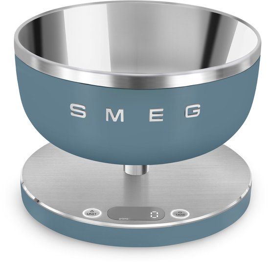 SMEG KSC01SBMWW Digitale Keukenweegschaal Storm Blue