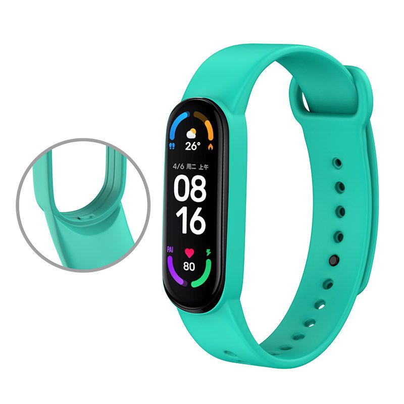 Xiaomi Vervangend bandje voor Xiaomi Mi Band 6 Cyaan