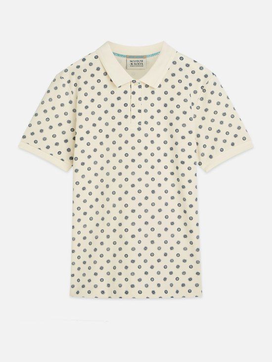 Scotch & Soda Microprinted Regularfit Polo