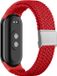 By Qubix Qubix - Braided nylon bandje - Rood - Geschikt voor Xiaomi Smart Band 8 / 9 / 10