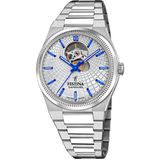 Festina F20053/1 Automatisch Horloge Heren Zilverkleurig Staal