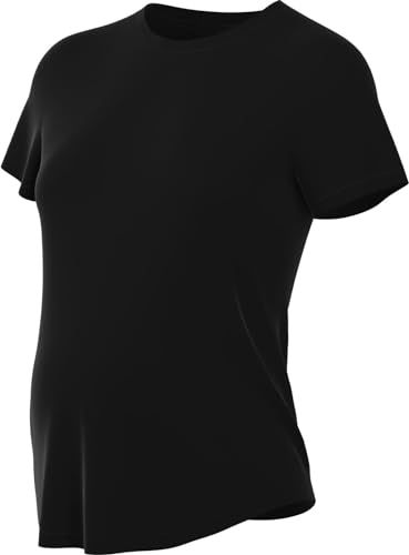 Nike Top Dames One (Zwangere En Moeder) Short-Sleeve Top, Zwart, FN5001-010, L