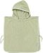 Meyco Baby Popcorn poncho de bain - olive doux - 1-3 ans