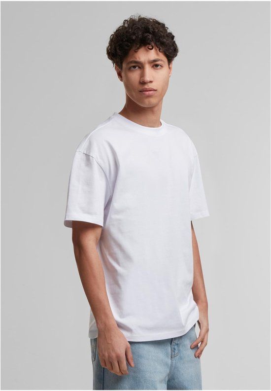 Urban Classics Relaxed Fit Cotton T-shirt Heren T-shirt - wit - XL