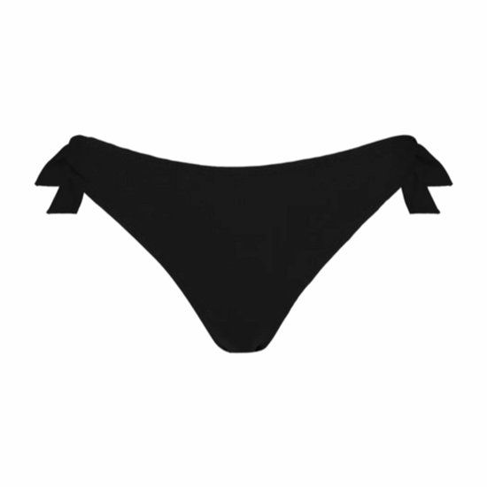 Barts Women Solid Cheeky Bum Side Ties Bikini Bottom Black - Size 38