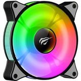 HAVIT Ventilateur F2095, RGB, 600RPM - 1800RPM, 38dB, 1.44W, Noir