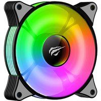 HAVIT Ventilateur F2095, RGB, 600RPM - 1800RPM, 38dB, 1.44W, Noir