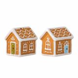Bloomingville Ginnie Poivre et Salière Marron Céramique 2 pièces