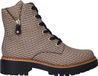Rieker Dames Veterboot - Beige Multi - Maat 40