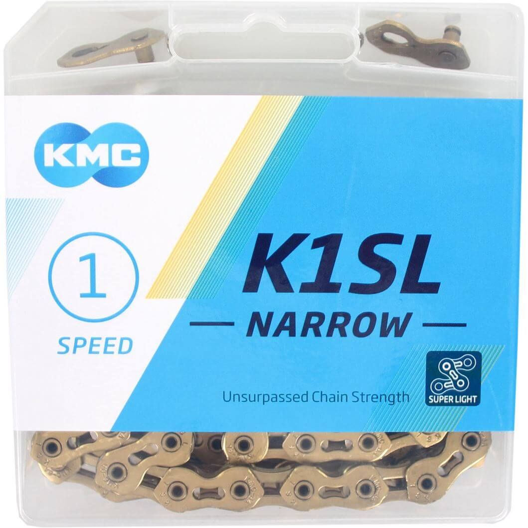 KMC K1SL 3/32 narrow gold chain