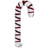 Gode godemichet en verre Candy Cane 19,5cm