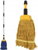 ASelected Kasunpul Professionele Sneldrogende Dweil met Katoenen Strips - Geel - 135 cm