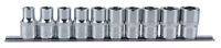 KS Tools 918.0650 1/2" CHROMEplus Dopsleutelset, zeskant, 10-dlg