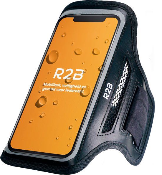 R2B Hardloop Telefoonhouder t/m 6 inch - Waterdicht - Reflecterend - Sportband