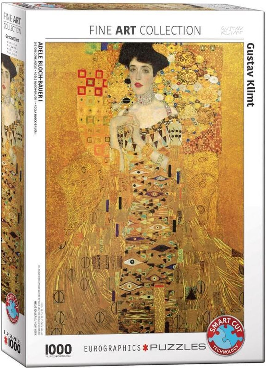 Eurographics Adele Bloch-Bauer I door Gustav Klimt 1000-delige puzzel